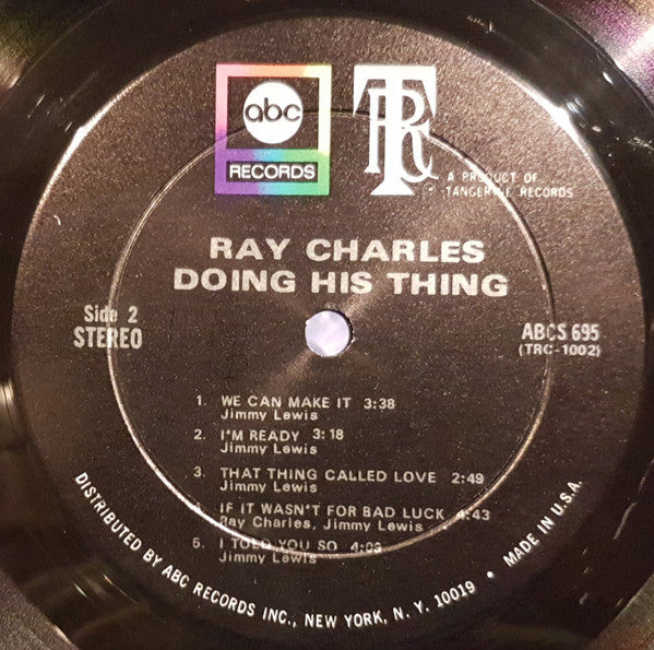 Ray Charles - Doing His Thing - LP
