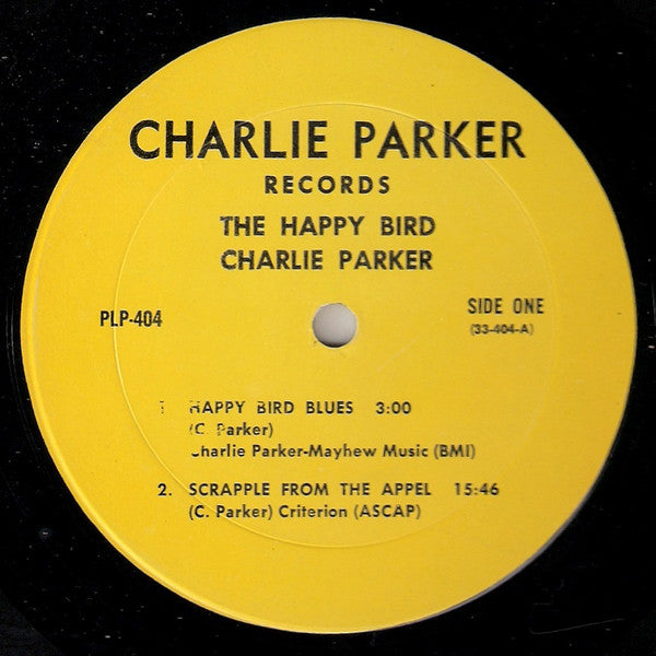 Charlie Parker - The Happy "Bird" - LP