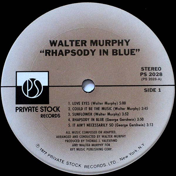 Walter Murphy - Rhapsody In Blue - LP