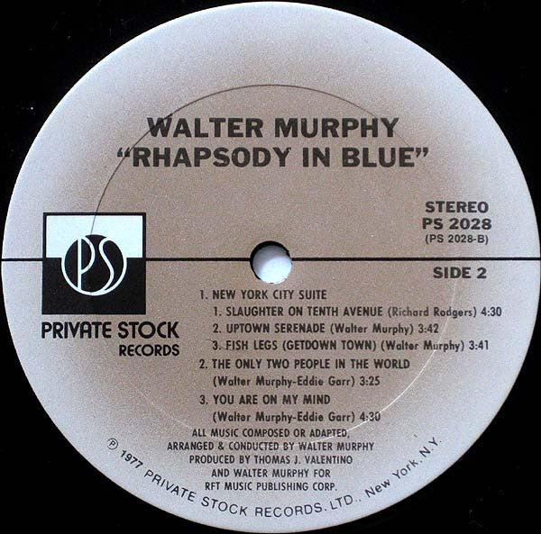 Walter Murphy - Rhapsody In Blue - LP