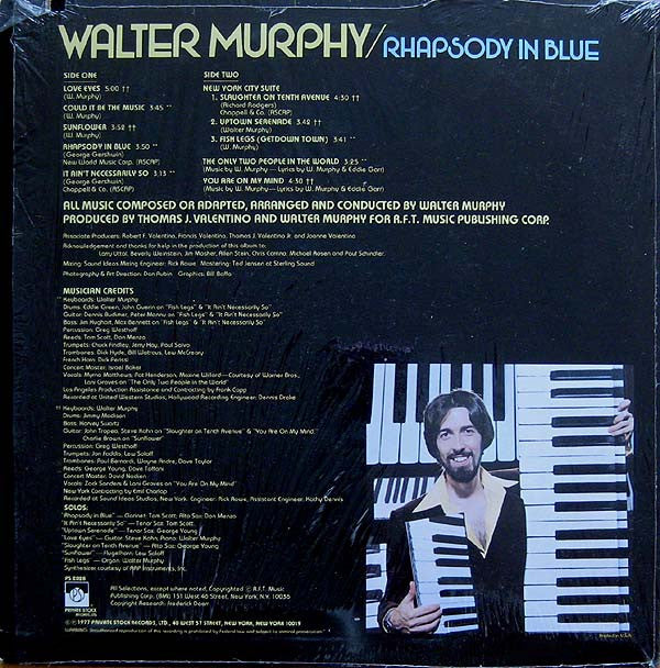 Walter Murphy - Rhapsody In Blue - LP