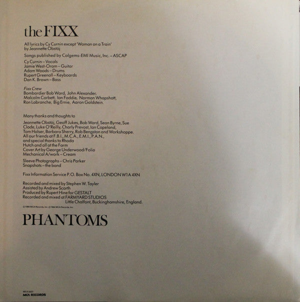 The Fixx - Phantoms - LP