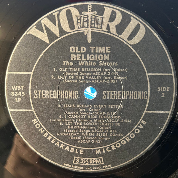 The White Sisters  - Old Time Religion - LP