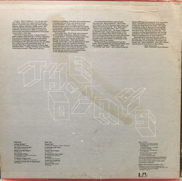 The O'Jays - The Greatest Hits - LP