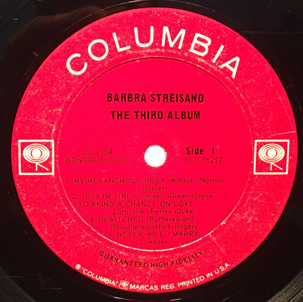 Barbra Streisand - The Third Album - LP