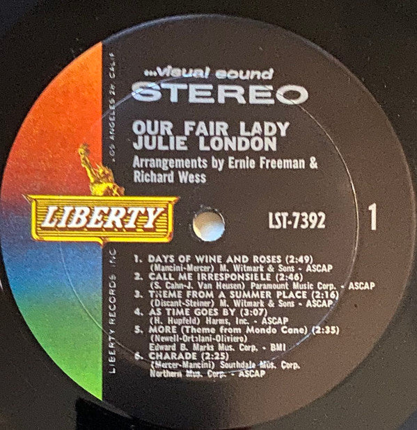 Julie London - Our Fair Lady - LP