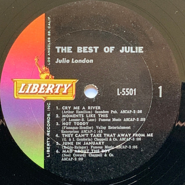 Julie London - The Best Of Julie - LP