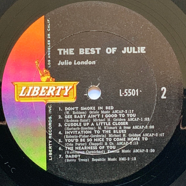 Julie London - The Best Of Julie - LP