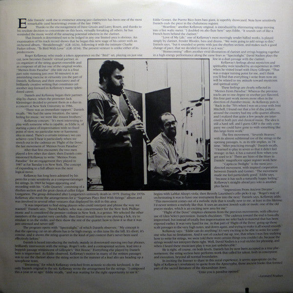 Eddie Daniels - Memos From Paradise - LP