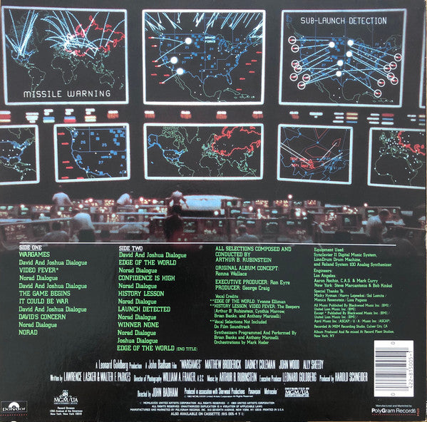 Arthur B. Rubinstein - Wargames (Original Motion Picture Soundtrack) - LP