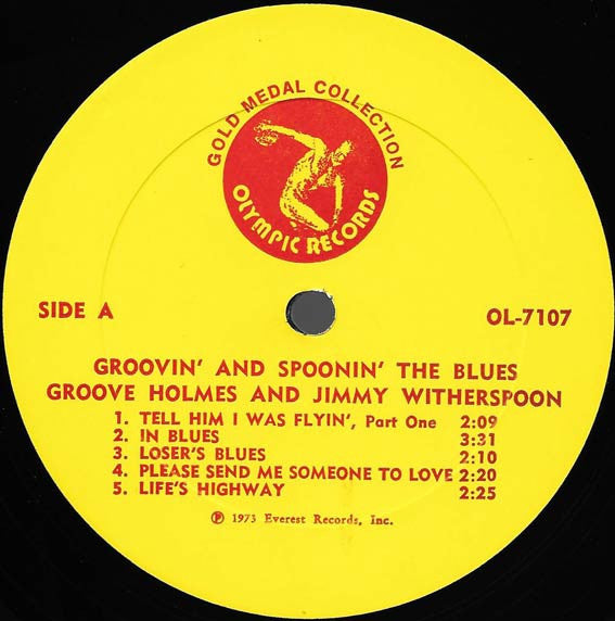 Groove Holmes* & Jimmy Witherspoon - Groovin' And Spoonin' - LP