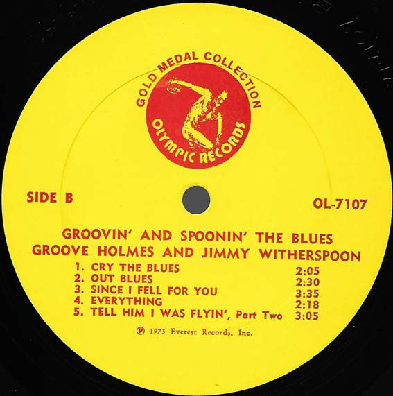 Groove Holmes* & Jimmy Witherspoon - Groovin' And Spoonin' - LP