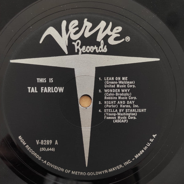 Tal Farlow - This Is Tal Farlow - LP