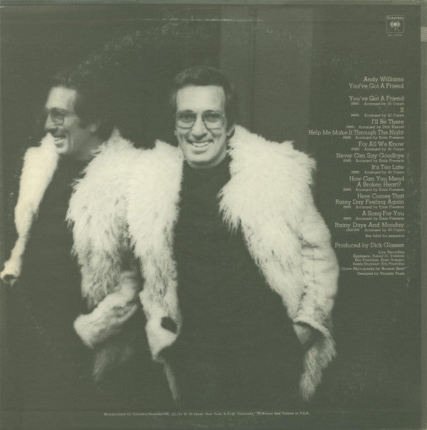 Andy Williams - You've Got A Friend - LP