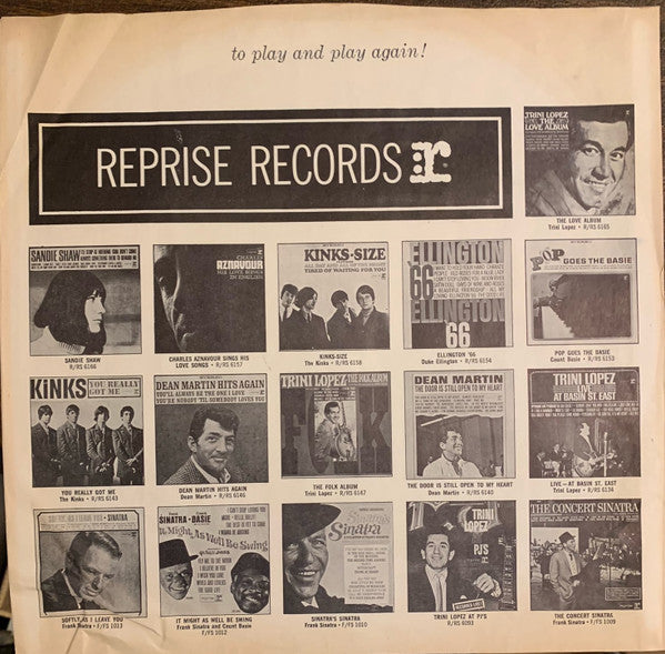 Trini Lopez - The Rhythm & Blues Album - LP