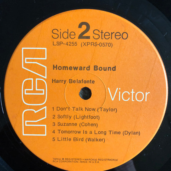 Harry Belafonte - Homeward Bound - LP