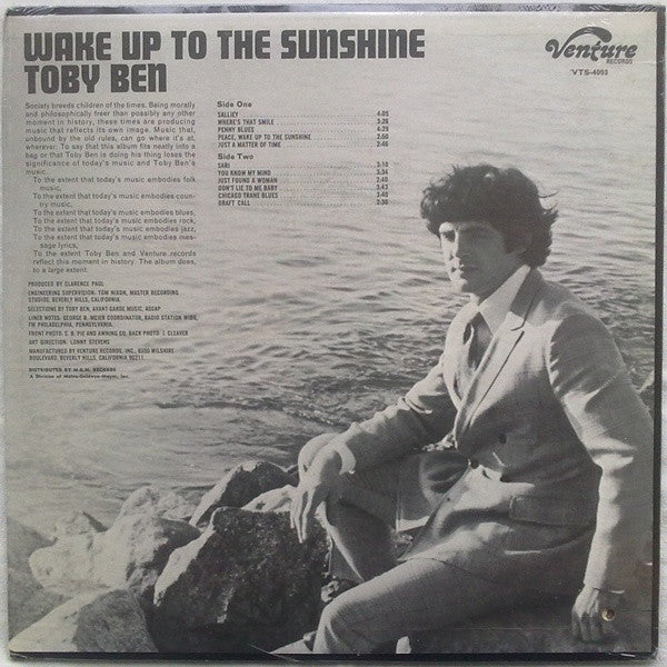 Toby Ben - Wake Up To The Sunshine - LP