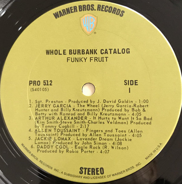 Various - Whole Burbank Catalog - LP