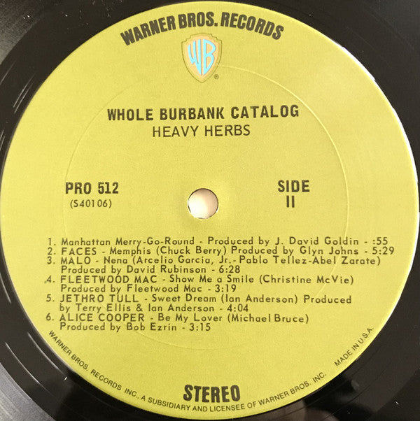 Various - Whole Burbank Catalog - LP