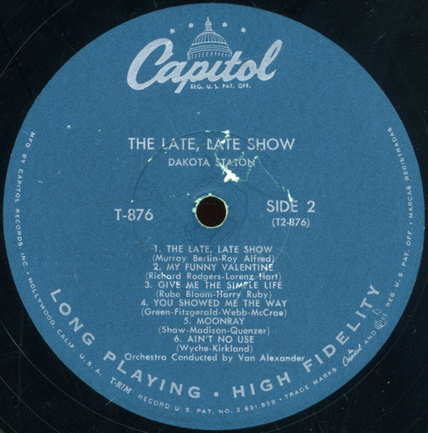 Dakota Staton - The Late, Late Show - LP