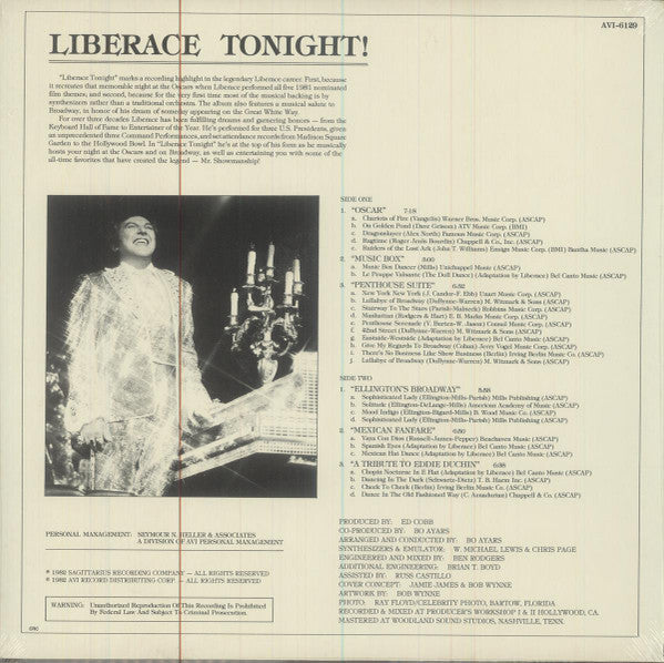 Liberace - Liberace Tonight! - LP