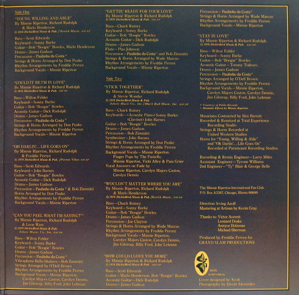 Minnie Riperton - Stay In Love - LP