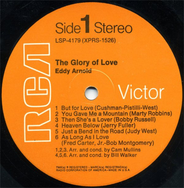 Eddy Arnold - The Glory Of Love - LP