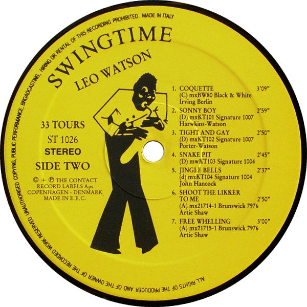 Leo Watson - The Scat Man - LP