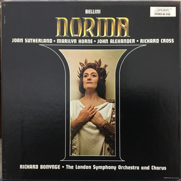Joan Sutherland, Marilyn Horne, John Alexander , Richard Cross, Richard Bonynge, London Symphony Orchestra - Bellini* - Norma - LP