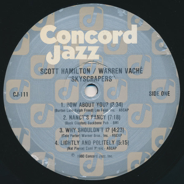 Scott Hamilton - Warren Vaché - Skyscrapers - LP