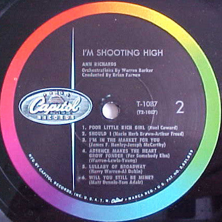 Ann Richards - I'm Shooting High - LP