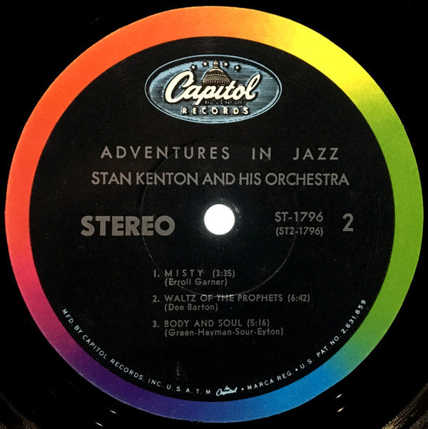 Stan Kenton - Adventures In Jazz - LP
