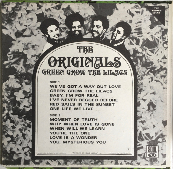 The Originals - Green Grow The Lilacs - LP