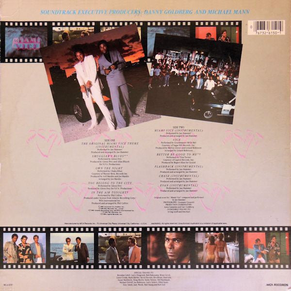 Various - Miami Vice (Music From The Television Series "Miami Vice") - LP