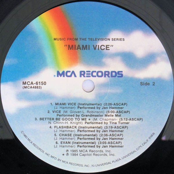 Various - Miami Vice (Music From The Television Series "Miami Vice") - LP