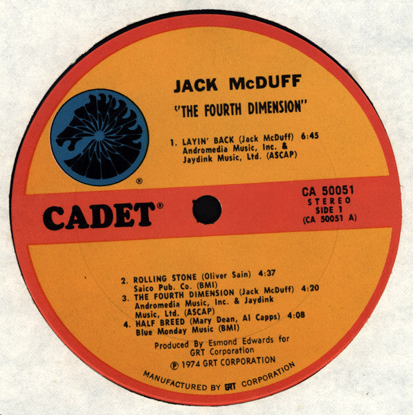 Jack McDuff* - The Fourth Dimension - LP