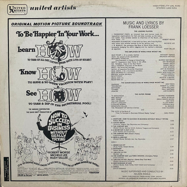 Various - How To Succeed In Business Without Really Trying (Original Motion Picture Soundtrack) - LP