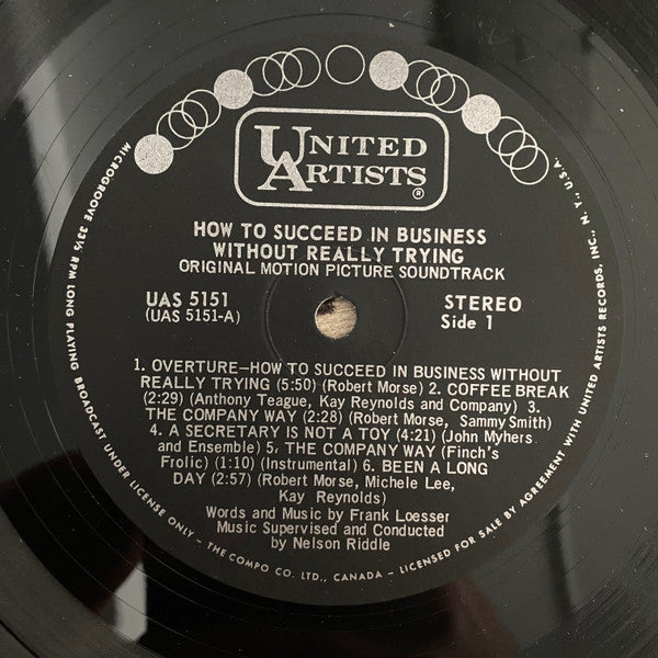 Various - How To Succeed In Business Without Really Trying (Original Motion Picture Soundtrack) - LP