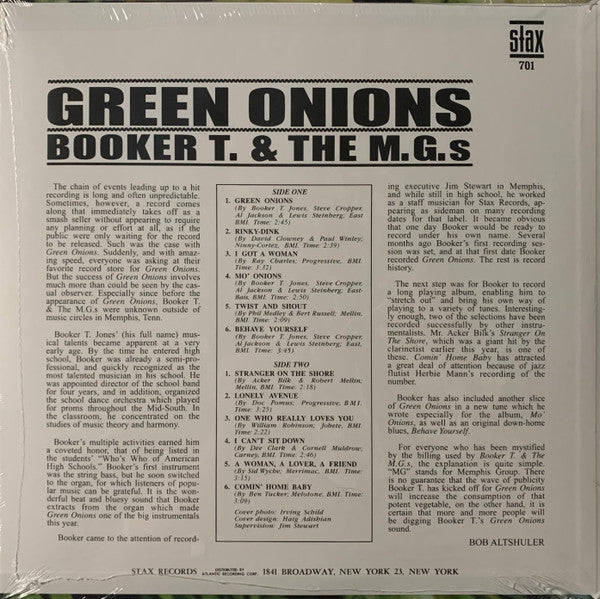 Booker T. & The M.G.s* - Green Onions - LP
