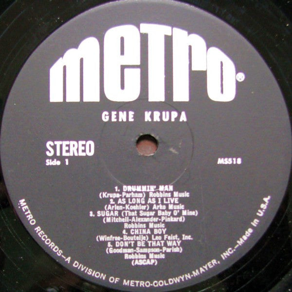 Gene Krupa - Gene Krupa - LP
