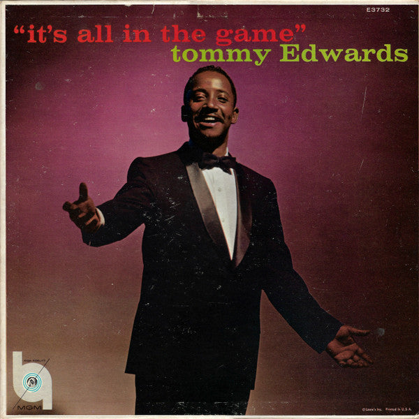Tommy Edwards - It's All In The Game - LP