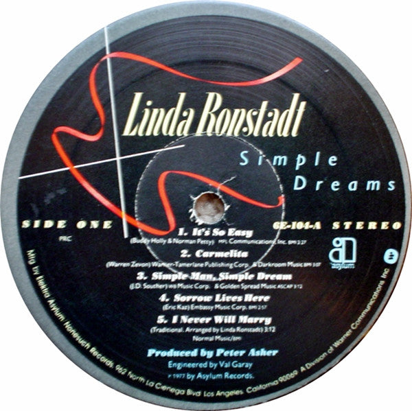 Linda Ronstadt - Simple Dreams - LP