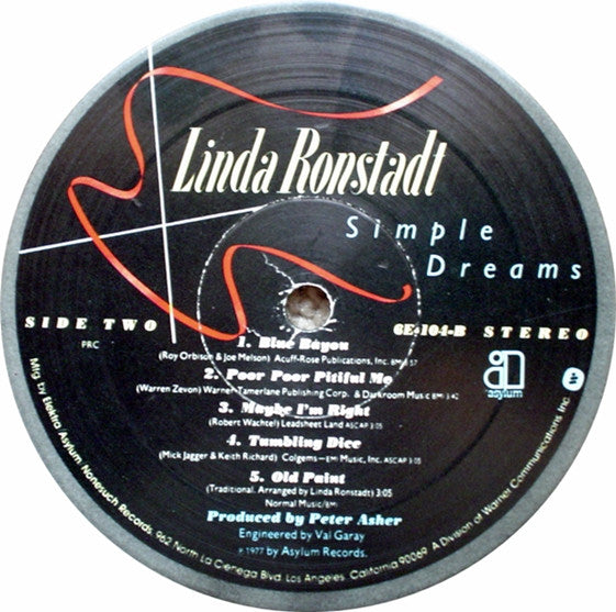 Linda Ronstadt - Simple Dreams - LP