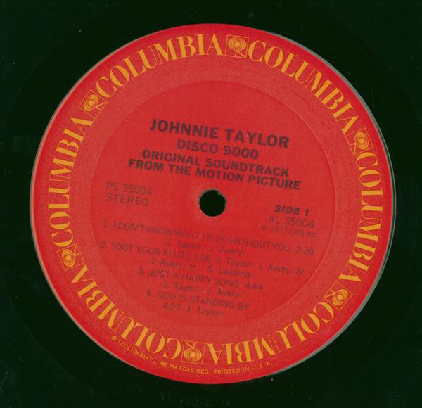 Johnnie Taylor - Disco 9000 (Original Soundtrack From The Motion Picture) - LP