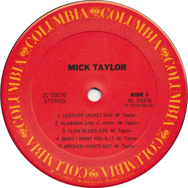 Mick Taylor - Mick Taylor - LP