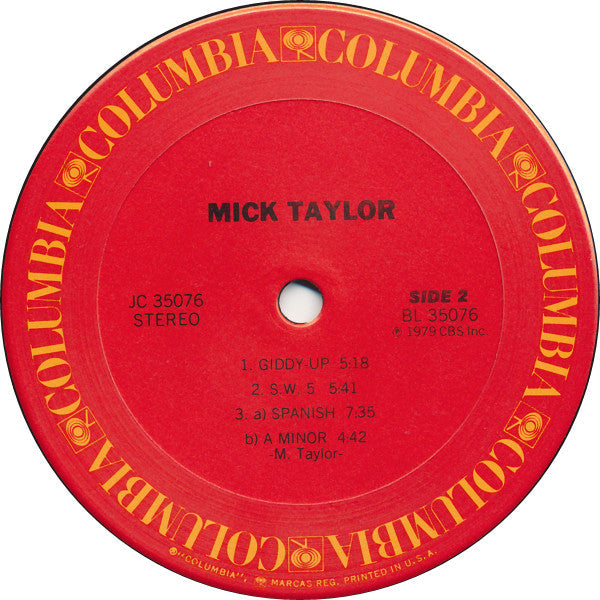 Mick Taylor - Mick Taylor - LP
