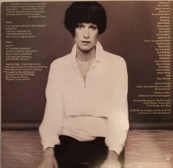 Jane Olivor - Chasing Rainbows - LP