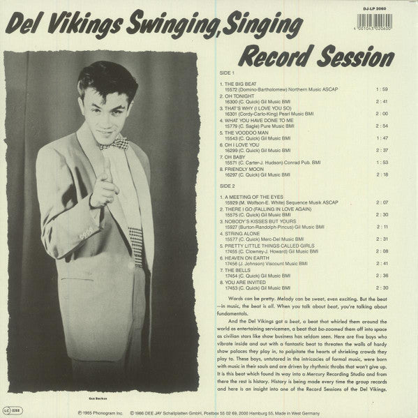 Del Vikings* - Swinging, Singing Record Session - LP