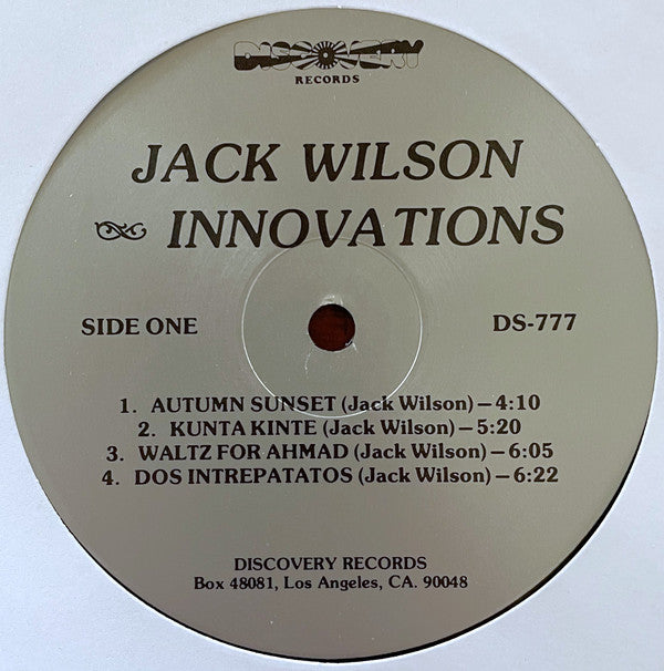 Jack Wilson - Innovations - LP