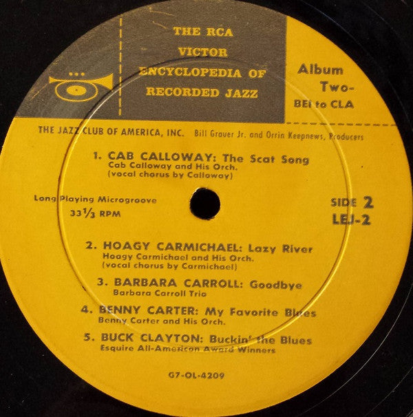 Various - The RCA Victor Encyclopedia Of Recorded Jazz: Album 2 - Bei To Cla - LP